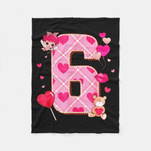 Number 6 Matching 67 Meme 6 7 Couple Matching Vale Fleece Blanket