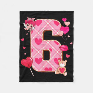 Number 6 Matching 67 Meme 6 7 Couple Matching Vale Fleece Blanket