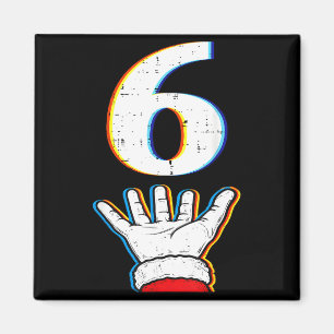 Number 6 Matching 67 Meme Christmas Pajamas Men Wo Magnet