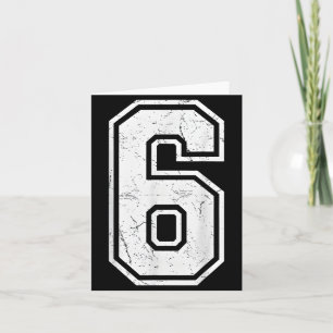 Number 6 Matching 67 Meme Costume Men Women Kids  Card