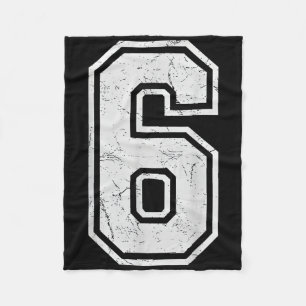 Number 6 Matching 67 Meme Costume Men Women Kids Fleece Blanket