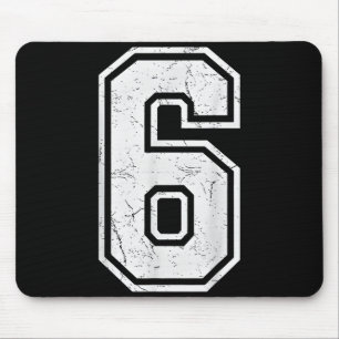 Number 6 Matching 67 Meme Costume Men Women Kids Mouse Mat