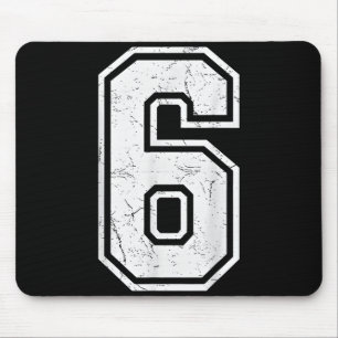 Number 6 Matching 67 Meme Costume Men Women Kids Mouse Mat