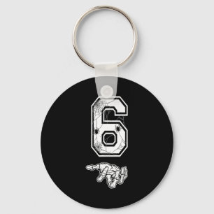 Number 6 Matching 67 Meme Couples Halloween Costum Key Ring