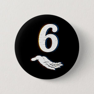 Number 6 Matching 67 Meme Halloween Costume Men Wo Cm Round Badge
