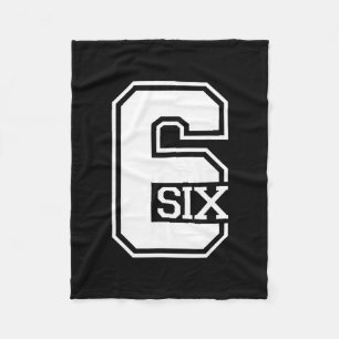 Number 6 Matching 67 Meme Halloween Costume Men Wo Fleece Blanket