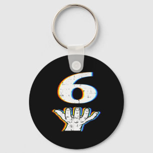 Number 6 Matching 67 Meme Halloween Costume Men Wo Key Ring