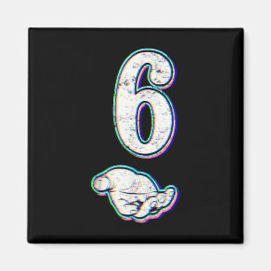 Number 6 Matching 67 Meme Halloween Costume Men Wo Magnet
