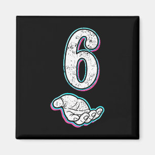 Number 6 Matching 67 Meme Halloween Costume Men Wo Magnet