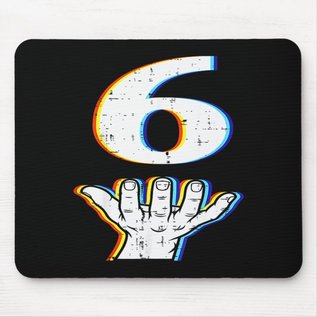 Number 6 Matching 67 Meme Halloween Costume Men Wo Mouse Mat (Front)