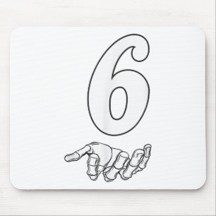 Number 6 Matching 67 Meme Halloween Costume Men Wo Mouse Mat