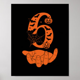 Number 6 Matching 67 Meme Halloween Costume Men Wo Poster