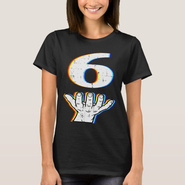 Number 6 Matching 67 Meme Halloween Costume Men Wo T-Shirt (Front)