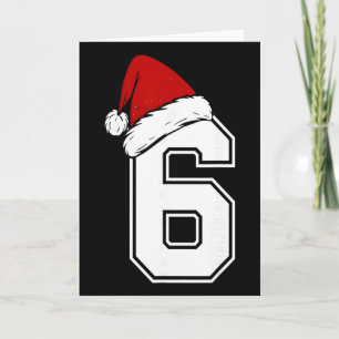 Number 6 Matching Six Seven 6 7 Meme 6 7 Christmas Card