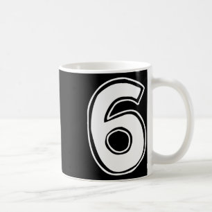 Number 6 Six Seven 6 7 Meme 67 Funny 6th Birthday  Coffee Mug