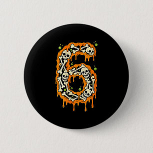 Number 6 Six Seven 6 7 Meme Funny Design Couples H 6 Cm Round Badge