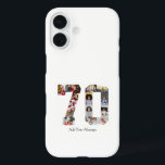 Number 70 Photo Collage iPhone 16 Case<br><div class="desc">This customisable product is where photos are arranged to form the shape of a number. It is often used for milestone celebrations like birthdays, anniversaries, or achievements, allowing users to showcase memorable images within a single, eye-catching display. The designs typically offer spaces for various photo sizes and orientations, ensuring a...</div>