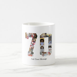 Number 70 Photo Collage Coffee Mug