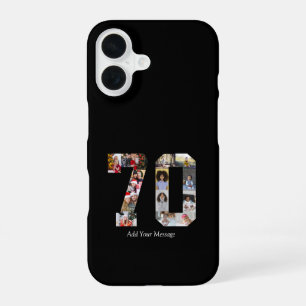 Number 70 Photo Collage iPhone 16 Case