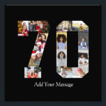 Number 70 Photo Collage Print<br><div class="desc">This customisable product is where photos are arranged to form the shape of a number. It is often used for milestone celebrations like birthdays, anniversaries, or achievements, allowing users to showcase memorable images within a single, eye-catching display. The designs typically offer spaces for various photo sizes and orientations, ensuring a...</div>