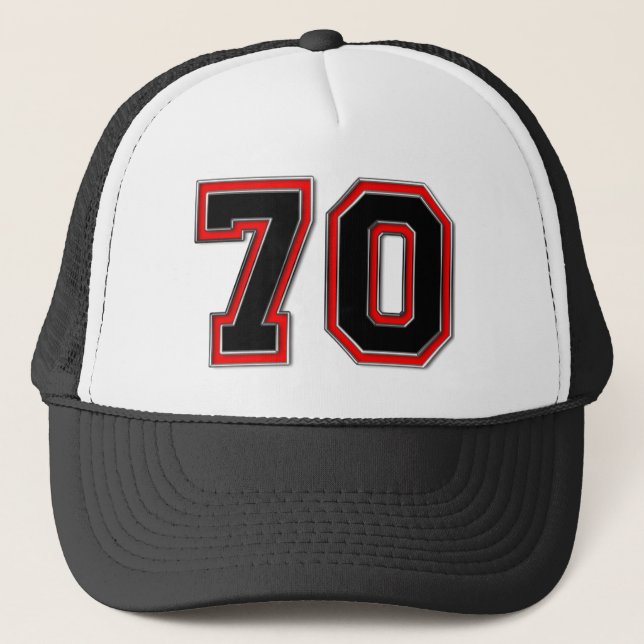 Number 70 trucker hat (Front)