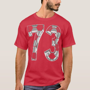 Number 73 Jersey 73 Mum Player Fan 1 T-Shirt