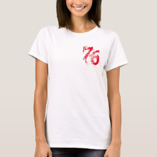 number-76 t-shirt design, customisable