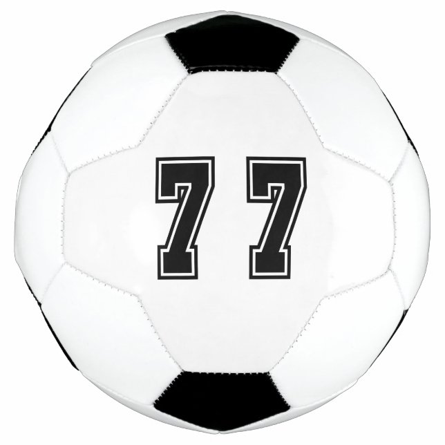 number 77 football (Front)