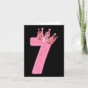 Number 7 67 Halloween Card