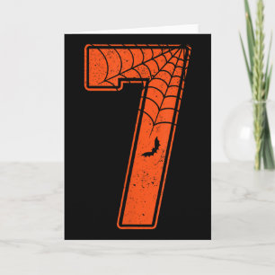 Number 7 67 Meme Costume Matching Group Halloween  Card