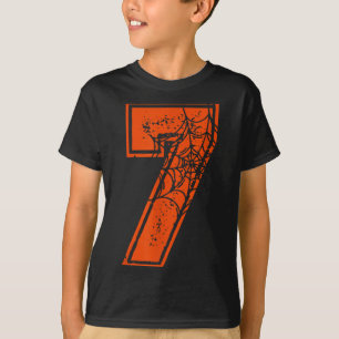 Number 7 67 Meme Halloween Pumpkin Costume Matchin T-Shirt