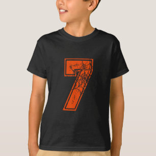 Number 7 67 Meme Halloween Pumpkin Costume Matchin T-Shirt