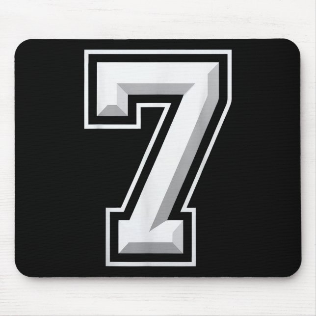 Number 7 67 Meme Matching  Mouse Mat (Front)