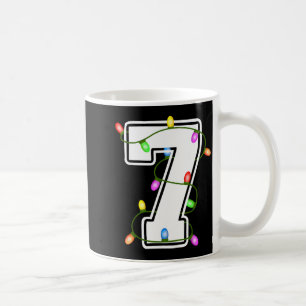 Number 7 7th Birthday Boy Christmas Happy Birthday Coffee Mug