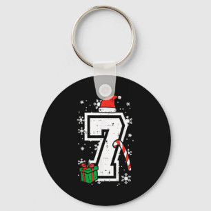 Number 7 Christmas 6 7 Xmas Matching 67 Meme Men W Key Ring