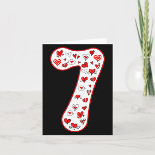 Number 7 Couple Costume Duo 67 Meme Six Seven Vale Card