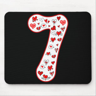 Number 7 Couple Costume Duo 67 Meme Six Seven Vale Mouse Mat
