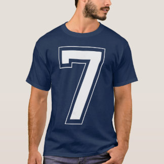 Number 7 Funny Meme Saying 6 7 Six Seven 7th Birth T-Shirt