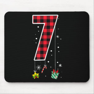 Number 7 Funny Meme Saying 6 7 Six Seven Christmas Mouse Mat