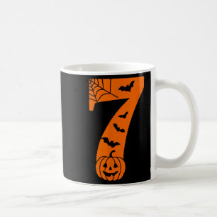 Number 7 Funny Meme Saying 6 7 Six Seven Halloween Coffee Mug