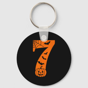 Number 7 Funny Meme Saying 6 7 Six Seven Halloween Key Ring