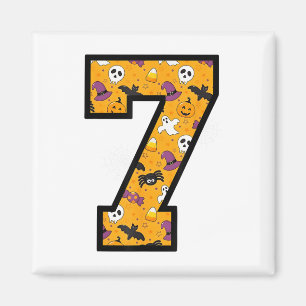 Number 7 Funny Meme Saying 6 7 Six Seven Halloween Magnet
