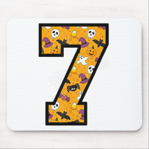 Number 7 Funny Meme Saying 6 7 Six Seven Halloween Mouse Mat