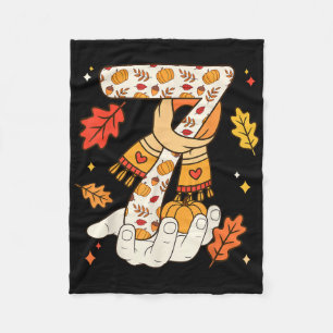 Number 7 Funny Meme Saying 6 7 Six Seven Turkey Th Fleece Blanket