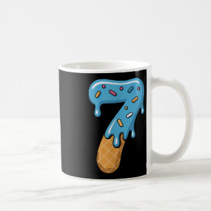 Number 7 Ice Cream Drip 67 Meme Couple Matching Ha Coffee Mug
