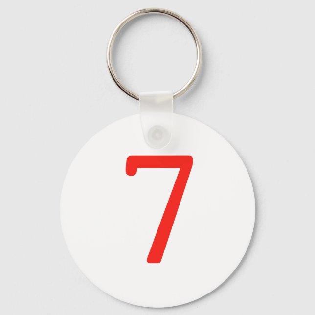 Number 7 key ring (Front)
