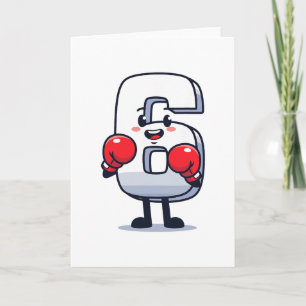 Number 7 Matching 67 Meme Boxing Men Women Kids  Card