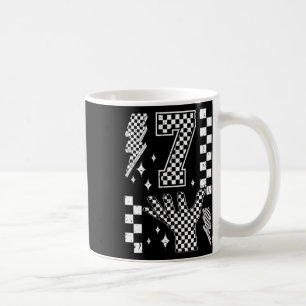 Number 7 Matching 67 Meme Checkered Costume Kids _ Coffee Mug