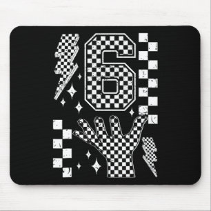 Number 7 Matching 67 Meme Checkered Costume Kids  Mouse Mat
