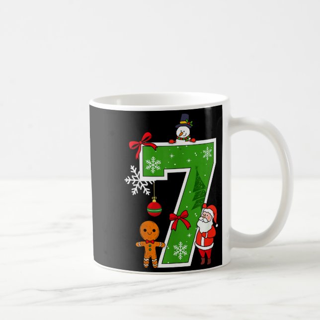 Number 7 Matching 67 Meme Christmas Costume Men Wo Coffee Mug (Right)